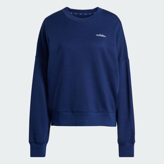 adidas Womens adidas Seasonal Essentials Colorpop Sweatshirt with Embroidered Graphic