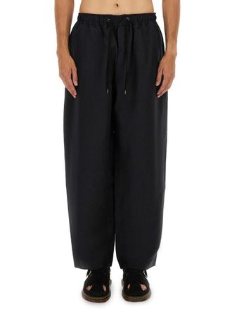 STUDIO NICHOLSON Pants With Elastic Waistband