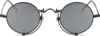 Matsuda Occhiali da sole tondi - Nero