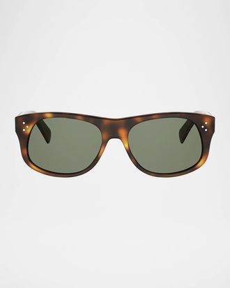 Celine Men & apos;s 3 Dots 57MM Geometric Sunglasses