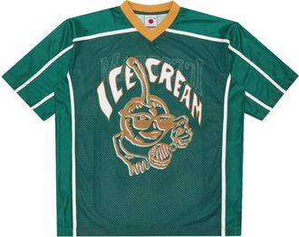 Icecream cherry-print T-shirt - Green