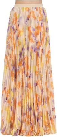Patrizia Pepe Rok - Dames - Maxi Rokken - Veelkleurig - M - Polyester - Rokken