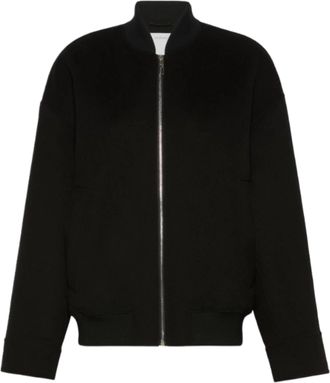 Sportmax Black Bomber Spxondata Oversized Jacket
