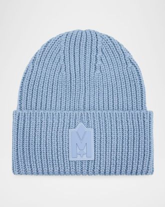 Mackage Men & apos;s M-Logo Patch Beanie Hat