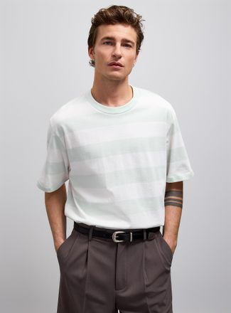 Lindbergh Mens Twin-stripe sweater