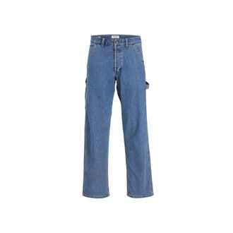 Jack & Jones Wijde hoge taille jeans - Heren - Regular Fit Jeans - Blauw - W33 L32 - Katoen - Jeans