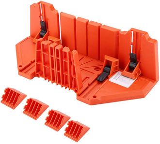 OEM Caja De Ingletes, Sierra De Pl&aacute;stico Antideslizante De 0&deg;, 22,5&deg;, 45&deg;, 90&deg; Y 14 Pulgadas Para Trabajos Arquitect&oacute;nicos De Bricolaje