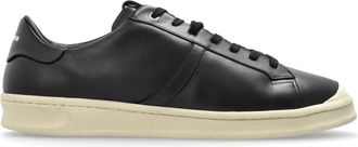 Jil Sander Leren Sneakers - Heren - Sneakers - Zwart - 43 EU - Leer - Schoenen
