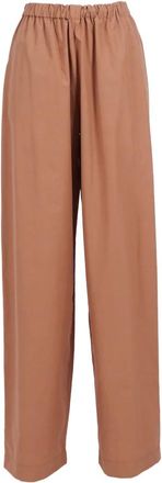 Fabiana Filippi Wide Trousers, female, Beige, Size: M Trevi Wide Trousers