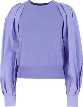 Juun.J Stijlvolle Overhemden Collectie - Dames - Sweatshirts - Paars - XS - Hoodies & sweatvesten