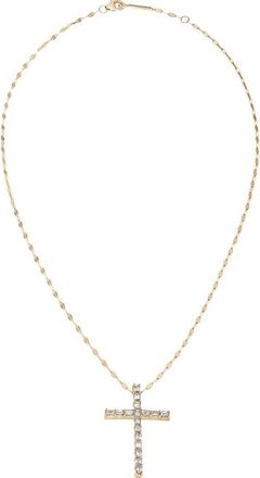 Lana Jewelry 14K Gold Diamond Cross Pendant in Yellow Gold at Nordstrom, Size 18