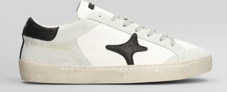 Ama-Brand Sneakers In White Suede And Leather