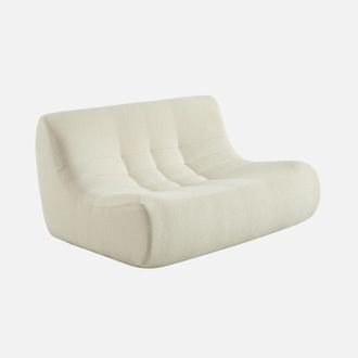 Sweeek Sill&oacute;n Borreguito Texturizada, 2 Plazas
