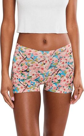 MeUndies Feel Free Boyshorts Womens Underwear Cherry Blossom : 2XL, Elastane/Synthetic