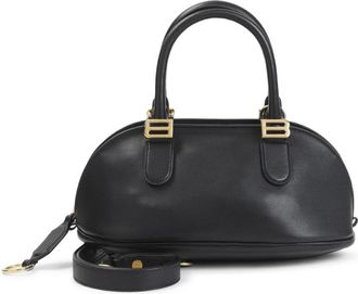 Balenciaga Bolero Mini Bowling Bag - Dames - Handtassen - Zwart - ONE Size - Leer - Tassen