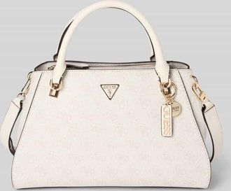 Guess Handtasche mit Logo-Muster Modell ECO NOELLE II in Weiss, Gr&ouml;&szlig;e 1