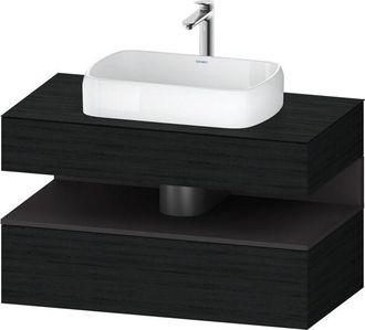 Duravit Duravit - Qatego Consola Mueble Bajo Lavabo, 1 Extra&iacute;ble, 1 Caj&oacute;n