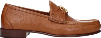 Valentino Garavani Hombres Mocasines Piel Marr&oacute;n/Tabaco