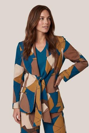 Mart Visser Hannah Print Blazer Petrol / Multi