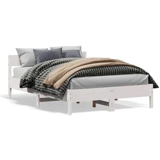 vidaXL vidaXL Letto senza Materasso Bianco 160x200 cm Legno Massello di Pino