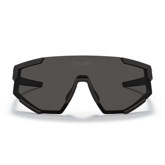 Prada Sunglasses Ps04 Ws Dg006 F Linea Rossa Black/Gray Unisex