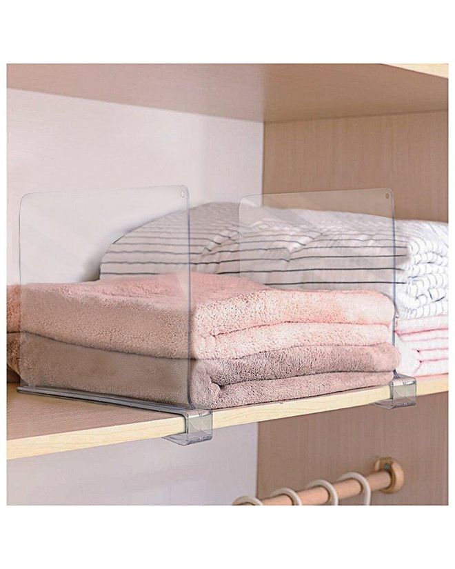 Set of 6 Acrylic Shelf Dividers