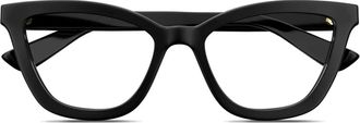 Gucci cat-eye glasses - Black