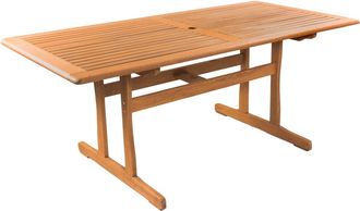 Habitat et Jardin Mesa De Jard&iacute;n osaka - 180 X 90 Cm - Madera Natural