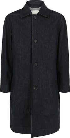 Ferragamo Denim Button-Up Jacket