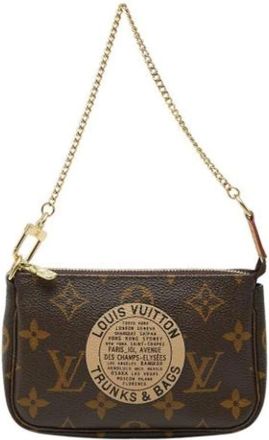 Louis Vuitton Pre-owned Canvas Mini Tas - Dames - Vintage Mini Tas - Bruin - ONE Size - Vintage