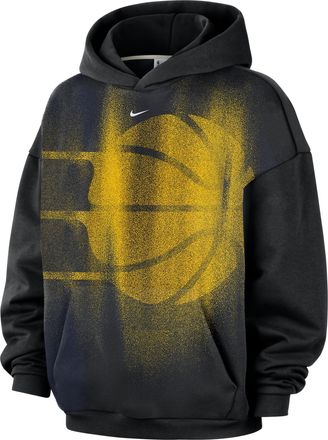 Nike Indiana Pacers Standard Issue Nike Mens NBA Fleece Basketball Hoodie in Black | IQ2505-010