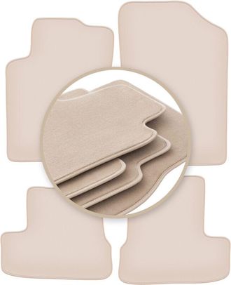 OEM Alfombrillas Beige Premium Para: Peugeot 207cc Coup&eacute;, Cabrio 2006-2012
