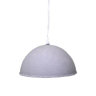 Vacchetti Vacchetti - L&aacute;mpara De Ara&ntilde;a Vintage De Metal Blanco/gris Con Fijaci&oacute;n Cm&oslash;26h19