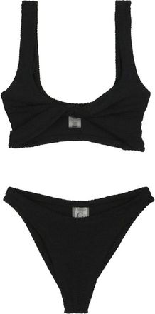 Hunza G Dames, Badkleding, Zwart, Maat: ONE Size Nylon