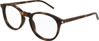 Saint Laurent Optisch Montuur - unisex - Brillen - Bruin - 50 MM - Accessoires