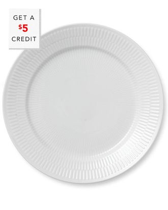 ROYAL COPENHAGEN 10.75In Fluted Dinner Platewith $5 Credit