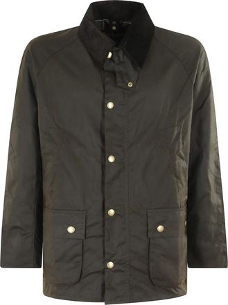 Barbour Olijfwasjas met voorzakken - Heren - Zomerjassen - Groen - S - Katoen - Jassen
