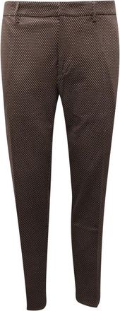 Dondup 1419Ar Pantalone RAL Broeken - Heren - Slim Fit Broeken - Bruin - W34 - Leer - Broeken