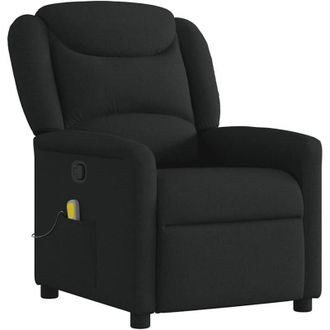 vidaXL Vidaxl - Sill&oacute;n Reclinable De Masaje De Tela Negro