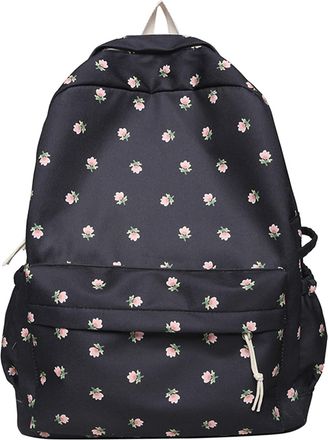Generic Backpack Womens Rucksack Bag For Women Cute Girls Preppy Floral Print Backpack Teenage College Primary Middle School Kawaii Cottagecore Aesthetic Lapt