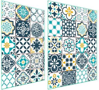 OEM Placa Protectora De Vidrio Para Estufa 70x52 Mosaico