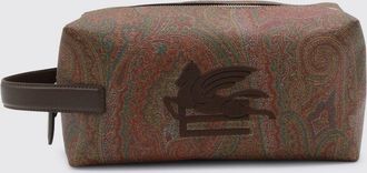 Etro Beauty case Arnica Pegasus Etro in cotone spalmato stampa Paisley