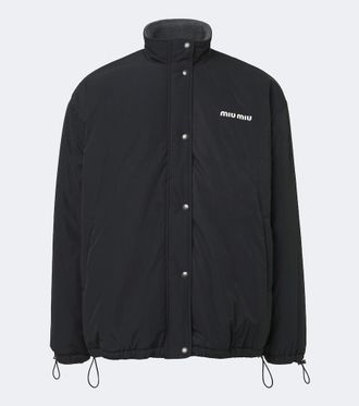 Miu Miu Logo technical jacket