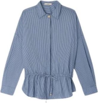 Sessun Blouses & Shirts - Dames - Overhemden - Blauw - XS - Overhemden