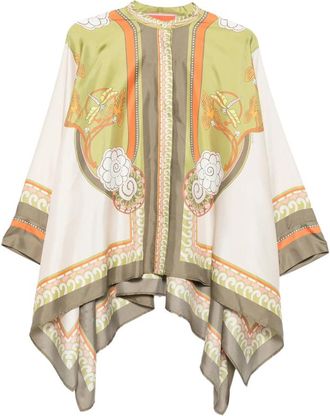 La DoubleJ Foulard Printed Silk Shirt