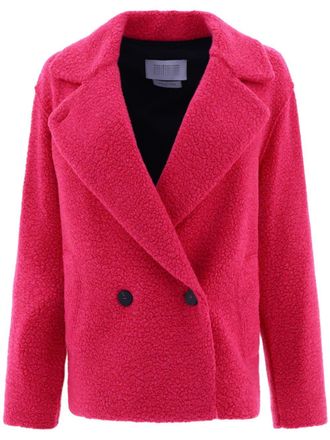 Harris Wharf London double-breasted fleece jacket - Pink