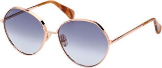 Max Mara MM0096 33W Gold/Blue Gradient