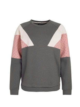 Protest Longsweatshirt PROTEST Pullover NXGVESTA, Damen, Gr. XS, gr&uuml;n (mistygr&uuml;n), Obermaterial: 50% Baumwolle CO. 50% Polyester PES., Sweatshirts Longsweatsh