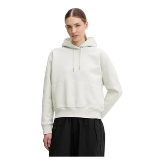 On Running Club Collective Hoodie - Dames - Sportshirts - Groen - XS - Katoen - Fitness