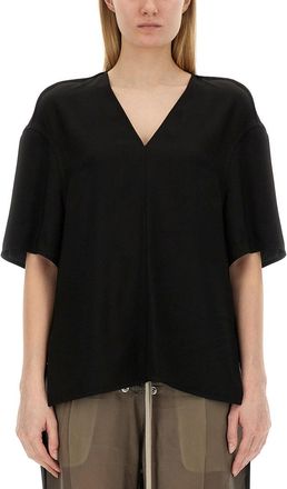 Rick Owens V-Neck T-Shirt-Donna